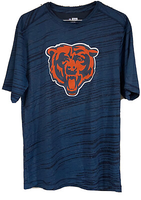 #ad Chicago Bears NFL Team Apparel Tx3 Cool Boys Medium T Shirt 100% Polyester $12.81