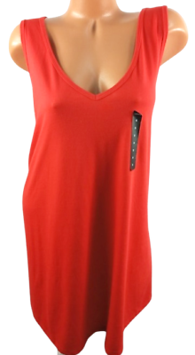 #ad NWT Torrid red v neck classic fit sleeveless stretch top 5 5X $17.99