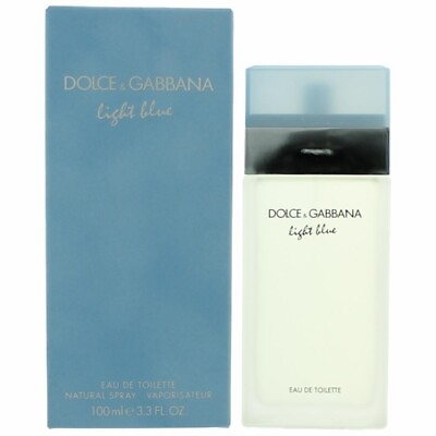 Dolce amp; Gabbana Light Blue 3.3 oz 100mL EDT for Women Brand New and Sealed $29.85