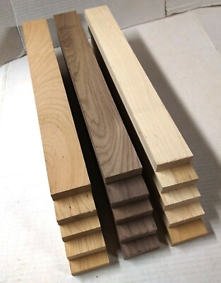 #ad 10 ea WALNUT Maple CHERRY 3 4quot; x 2quot; x 16quot; DIY Cutting Boards Charcuteri Wood Kit $63.00