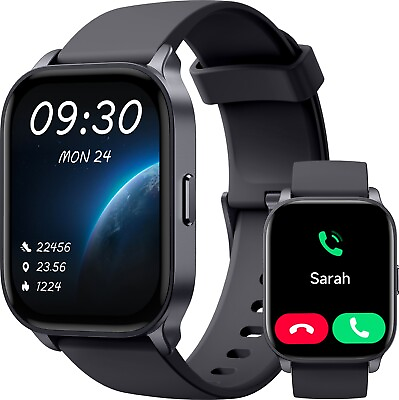 #ad #ad Smart Watch For Men Women 2.01quot; Waterproof Smartwatch Bluetooth iPhone Samsung $26.99