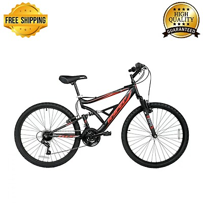 Hyper Bicycle Men#x27;s 26quot; Shocker Mountain Bike Black NEW $118.25