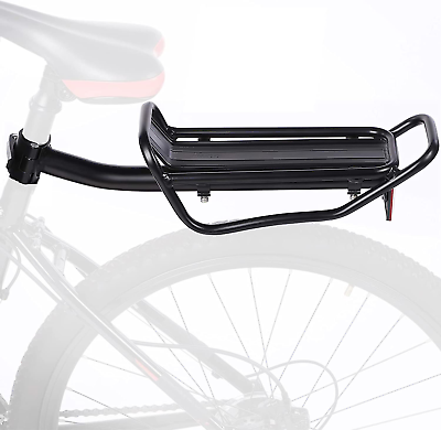 #ad Rear Bike RackBike Cargo Rack W Fender amp; Large Size Reflective Quick Release M $50.84