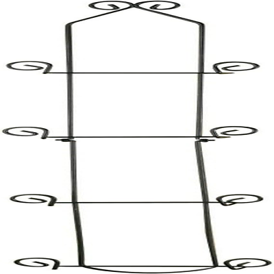 #ad Economy 4 Tier Black Vertical Plate Wall Rack $37.99