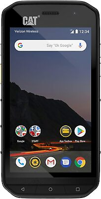 #ad EXCELLENT Bullitt S48c CAT Rugged Smartphone 32GB Sprint Carrier Only Black $49.95