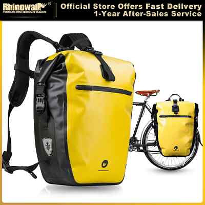 #ad Bicycle Bag Fully Waterproof 27L 30L HighCapacity Multifunctional Rear Rack Bags $131.19