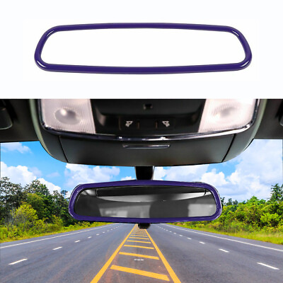 #ad Interior Rear View Mirror Frame Trim For Dodge Charger 2010 Purple Accessories $14.29