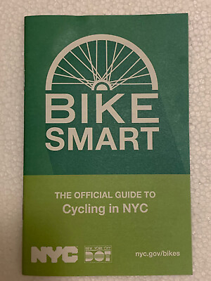 #ad #ad Bike Smart Guide to Cycling in NYC 23 Page Booklet Of Rules And Tips New $2.00