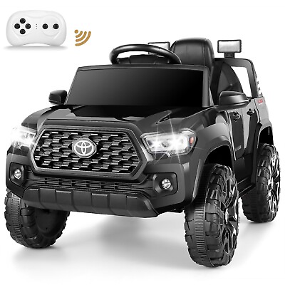 #ad Toyota Licensed 12V Ride on Truck Car for Kids Electric Toys w Remote Control $135.99