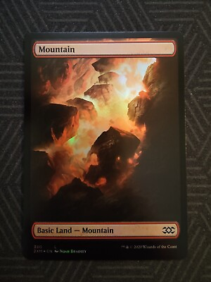 #ad mtg mountain full art foil double masters 380 $1.99