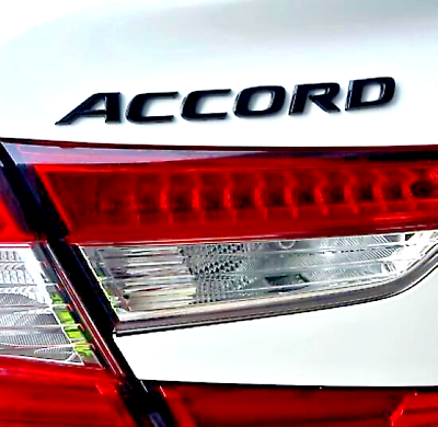 #ad #ad Honda Accord 2018 2024 EX EX L LX Sport Gloss Black Logo badge Emblem Trunk $16.50