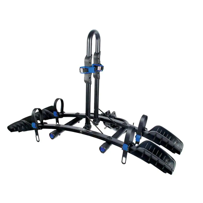 #ad #ad Durable Folding Hitch Receiver 2 Bike Stand Up Bike Rack Deep Wheel Holders $193.06
