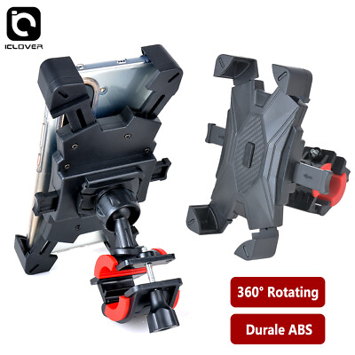 #ad 360° Motorcycle Bike Bicycle Cell Phone Holder Handlebar Mount GPS MTB Silicone $8.70