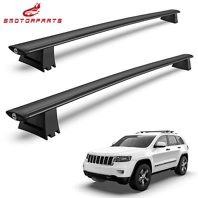 #ad #ad Roof Rack Cross Bars Luggage Carrier For 11 21 Jeep Grand Cherokee W Side Rails $50.95