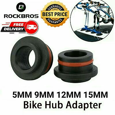 ROCKBROS 1pair New 9mm 12mm 15mm Hub Adapters For Bicycle Roof Top Car Rack Hub $11.99