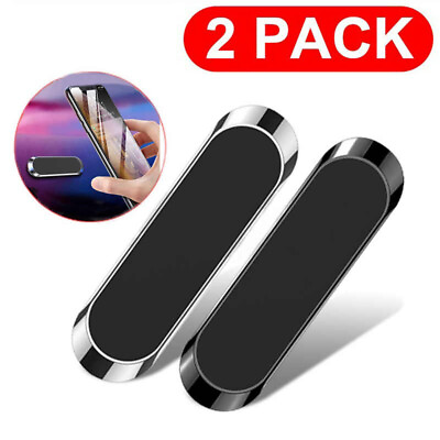 2 PCS Magnetic Car Mount Phone Holder Dashboard Magnet Stand 360 Rotation Gear $4.99