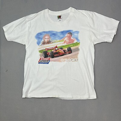 #ad 2000 Chicago Motor Speedway Indy Car Target Grand Prix Large T Shirt Vintage $49.99