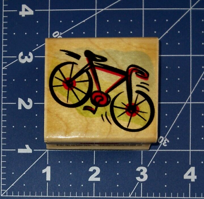 #ad Hero Arts Bicycle E1332 Bike Wood Mounted Rubber Stamp $4.00
