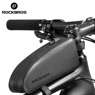 #ad ROCKBROS Bicycle Frame Bag Cycling MTB Road Bike Front Top Tube Bag Pannier $19.99