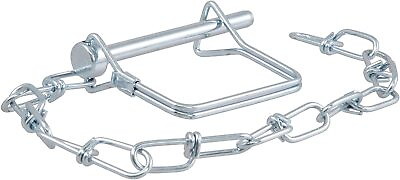 CURT 25012 Trailer Coupler Pin With 12Inch Chain 1 4 Inch Diameter 2 3 4 Inch $3.35