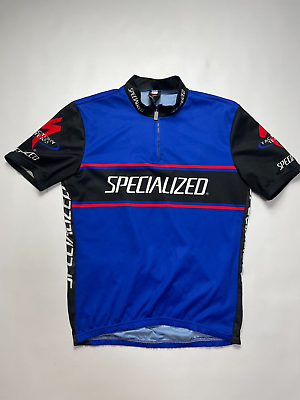 Specialized Mountain Bike Men Jersey Shirt Cycling Size XL $29.99