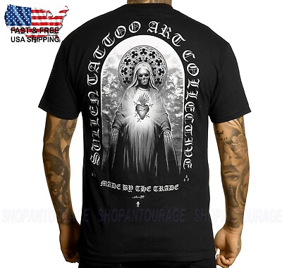 #ad Sullen Art Collective Maria Muerte Standard SCM6154 Short Sleeve Men`s T shirt $27.99