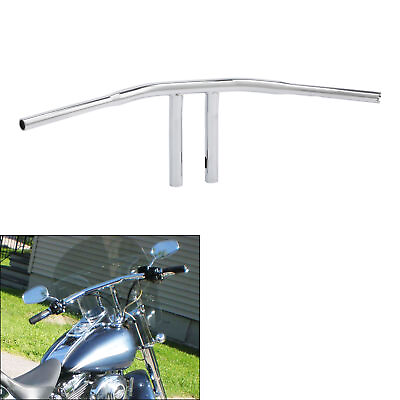 #ad 10quot; Rise T Bar 1.25quot; Fat Handlebar Fit For Harley Dyna Softail Fatboy Custom US $89.99
