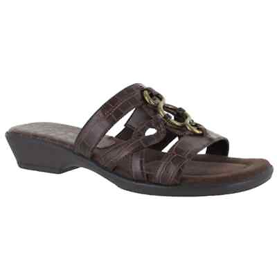 #ad Easy Street Women#x27;s Torrid Slide Sandals Brown Size 7 W $35.00