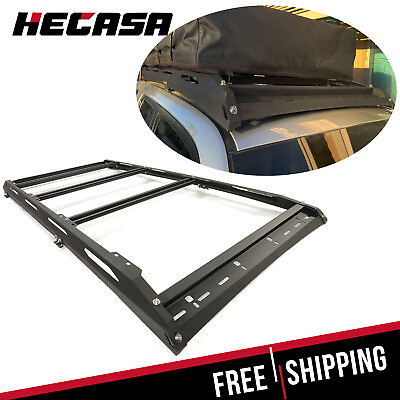 HECASA Black Steel Powder Coated Roof Rack Side Rail Fits 2010 21 Toyota 4Runner $270.00