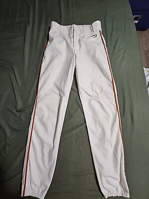 #ad Vintage Bike Baseball Pants Men#x27;s Size Medium White $11.70