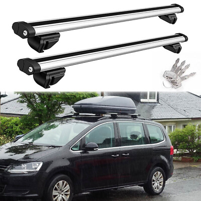 #ad 53quot; Rooftop Rack Rail Crossbar Cargo Luggage Carrier For Volkswagen Sharan 02 08 $139.11