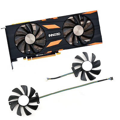 For INNO3D RTX2080ti 2080 2070SUPER TWIN X2 Graphics Card Fan Cooling Fan $27.87