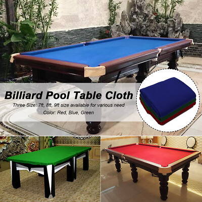 #ad Strips Mat 9ft Club Felt Accessories Playing Billiard Pool Table Cloth $80.35