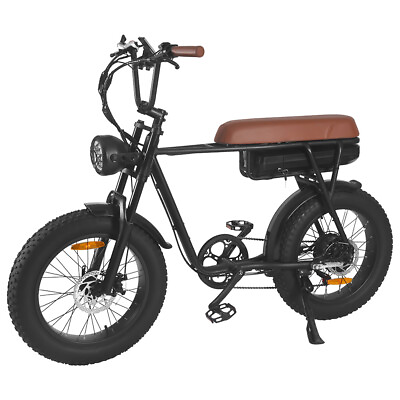 #ad 20quot; X 4.0 Fat Tire Electric Bike Bicycle 48V1000W Rear Hub Motor 17.5Ah Battery $1098.90