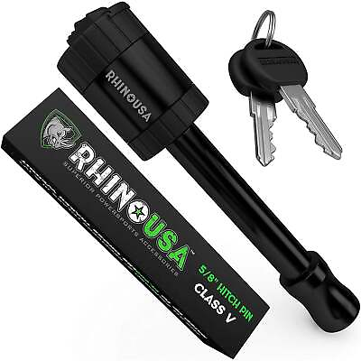 Rhino USA Trailer Hitch Lock for 2.5in Recievers 5 8quot; Locking Receiver Pin $117.90