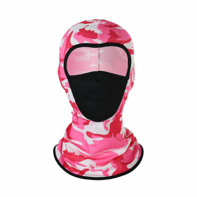 #ad Balaclava Ski Motor Bike Face Mask Outdoor Lycra Pink Cameo MESH GBP 4.98