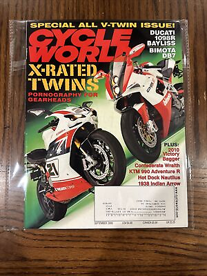 #ad #ad 2009 September Cycle World Magazine Is The Wraith Coolest Bike In U.S. $12.99