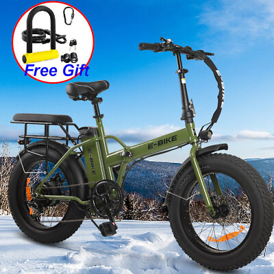 20 quot;Ebike Electric Bicycle City Snow Mountain Bike Fat Tire E bike Bike Sport US $799.99
