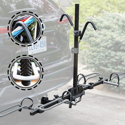 #ad Detail K2 BCR590 Hitch Mount 2 Bike Carrier w 1 1 4 in. Adapter New $142.18