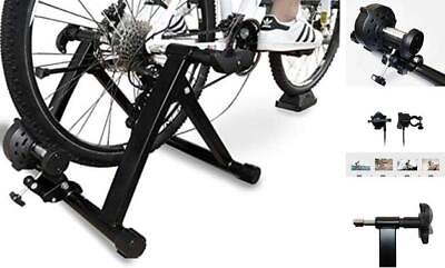 #ad #ad Bike Trainer Stand Steel Bicycle Exercise Magnetic Stand with Front Wheel $103.45