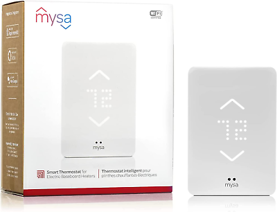 #ad Mysa Smart Thermostat for Electric Baseboard and In Wall Heaters V2 Connects w $158.74