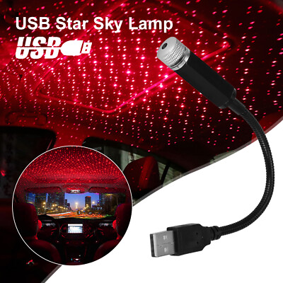 USB Car Accessories Interior Atmosphere Star Sky Lamp Ambient Night Lights US $5.90