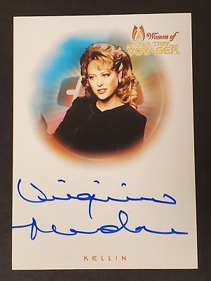 Star Trek Women of Voyager A5 Virginia Madsen as Kellin Autograph Card NM $39.95