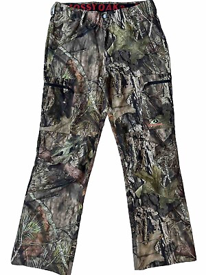 #ad Mossy Oak Camo Pants Men’s Med 32 34 Camouflage Nylon Pants $30.00