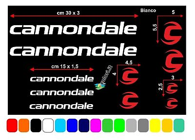 #ad #ad Cannondale Bike Frame Vinyl Trim Sticker Kit $14.45
