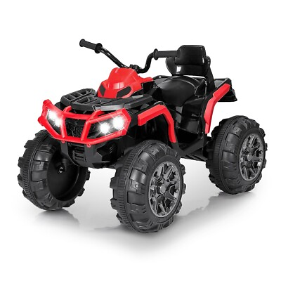 #ad 24V Kids Ride On Electric ATV Off Road Quad Car Toy w Lowamp;High Speeds LED Lights $175.99