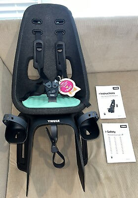 #ad NEW Thule Yepp Nexxt Maxi Rack Mount Child Rear Seat Carrier In Mint Black $149.95