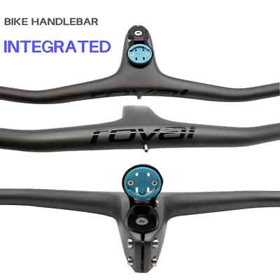 #ad Bike Carbon Handlebar XC MTB Handle Carbon Fiber Integrated Handle 260g $181.25