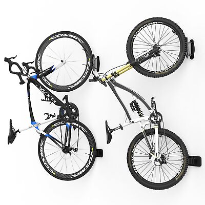 #ad Wall Mount Swivel Bike Rack with Locking Mechanism Bike Hangers for Garage W... $110.83