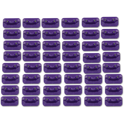 #ad Stud Boy Double Backer Plates Purple For 2 Ply 48 Pack 2522 P2 PUR $115.25